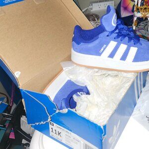 Kids size US 11K BRAND NEW BLUE ADIDAS